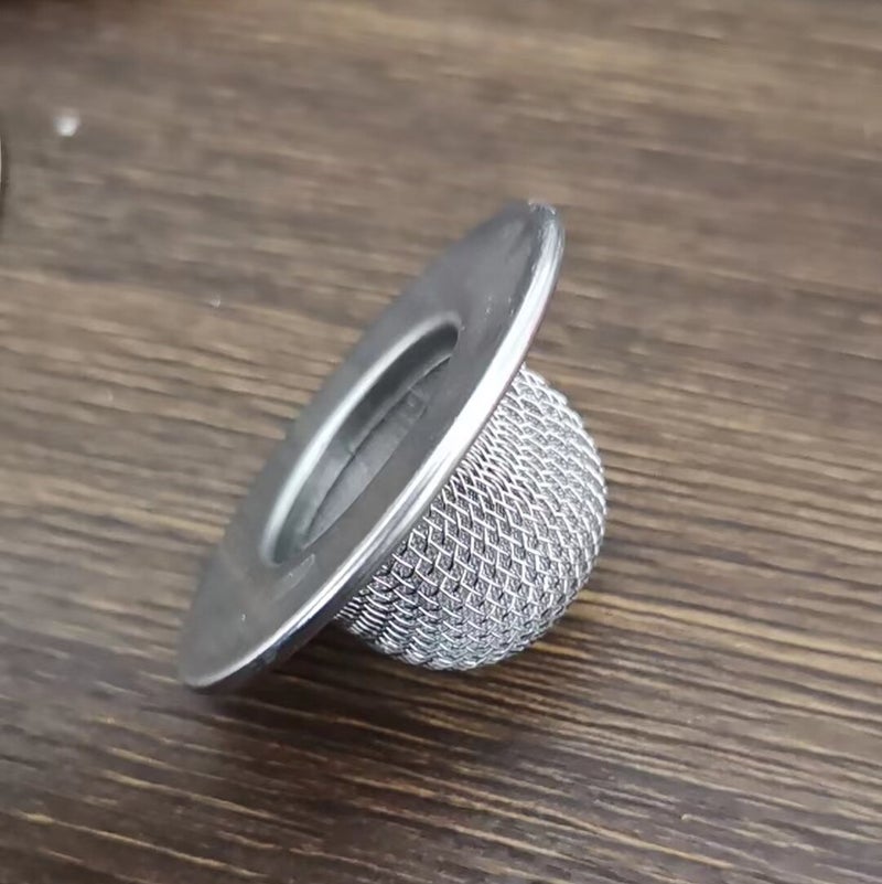 Stainless Steel Double-Layer Smoke Mesh Filter Cap Rum Cocktail Smoke Filter With Mesh Edging Filter Cap - Image 1