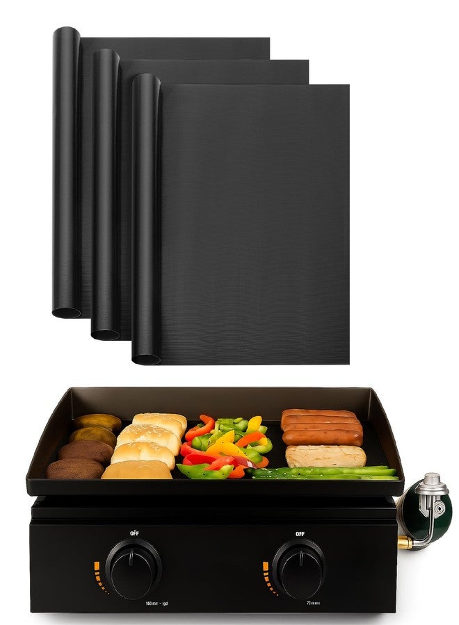 UNCO - Nonstick Grilling Mats for 22 Inch Blackstone Griddle, Resuable Cooking Mats for Grilling, BPA and PFOA - Image 1