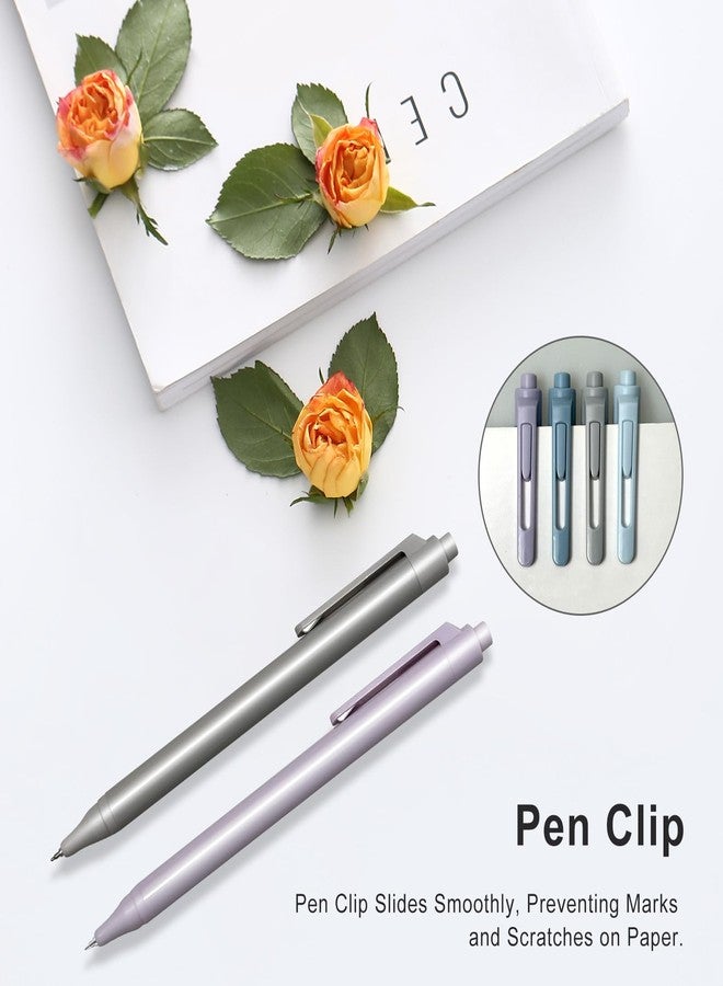 ChunRun Gel Pens, 12-Pack, 0.5mm Fine Point Black Ink With Case - Smooth Writing, High-End Series for Journaling, Note Taking - Cute Office & Back to School Supplies, Stocking Stuffers Gifts for Women & Men - Image 2