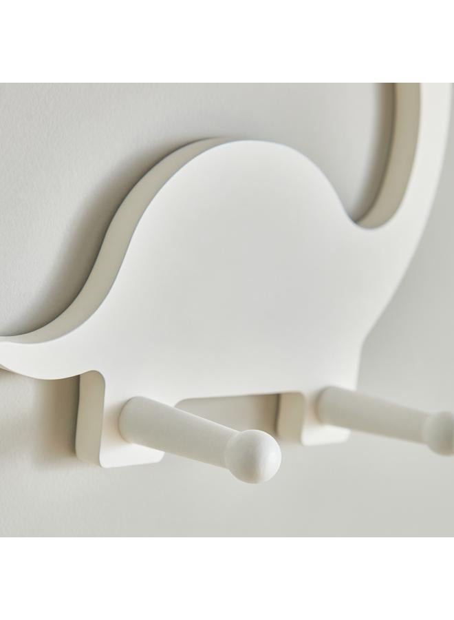 ناتشرا خطاف حائط خشبي على شكل ديناصور مقاس 20×55×18 سم - Image 3