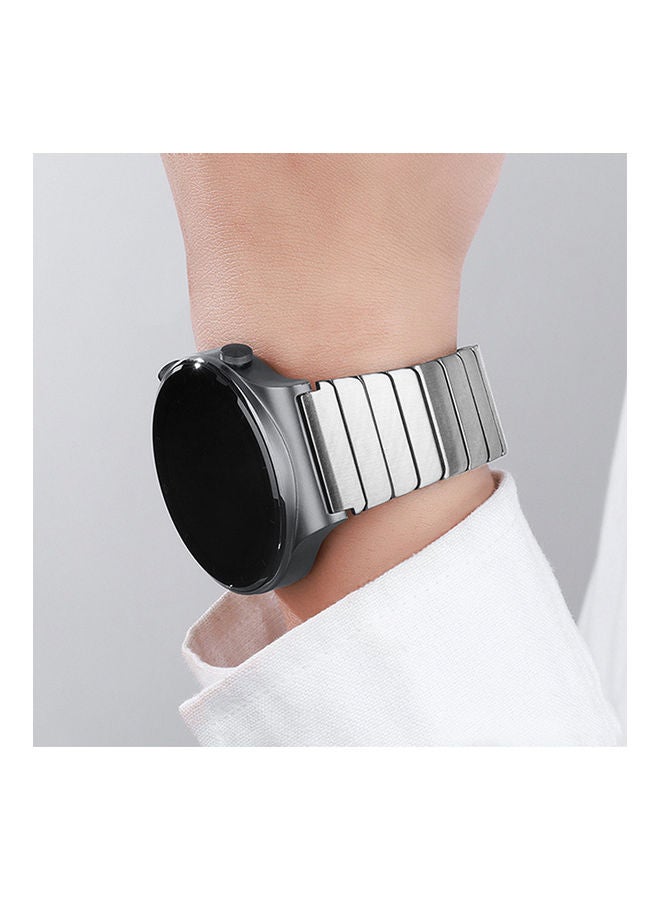 NIBEMINENT Replacement Band For Huawei GT2 Pro Silver - Image 4