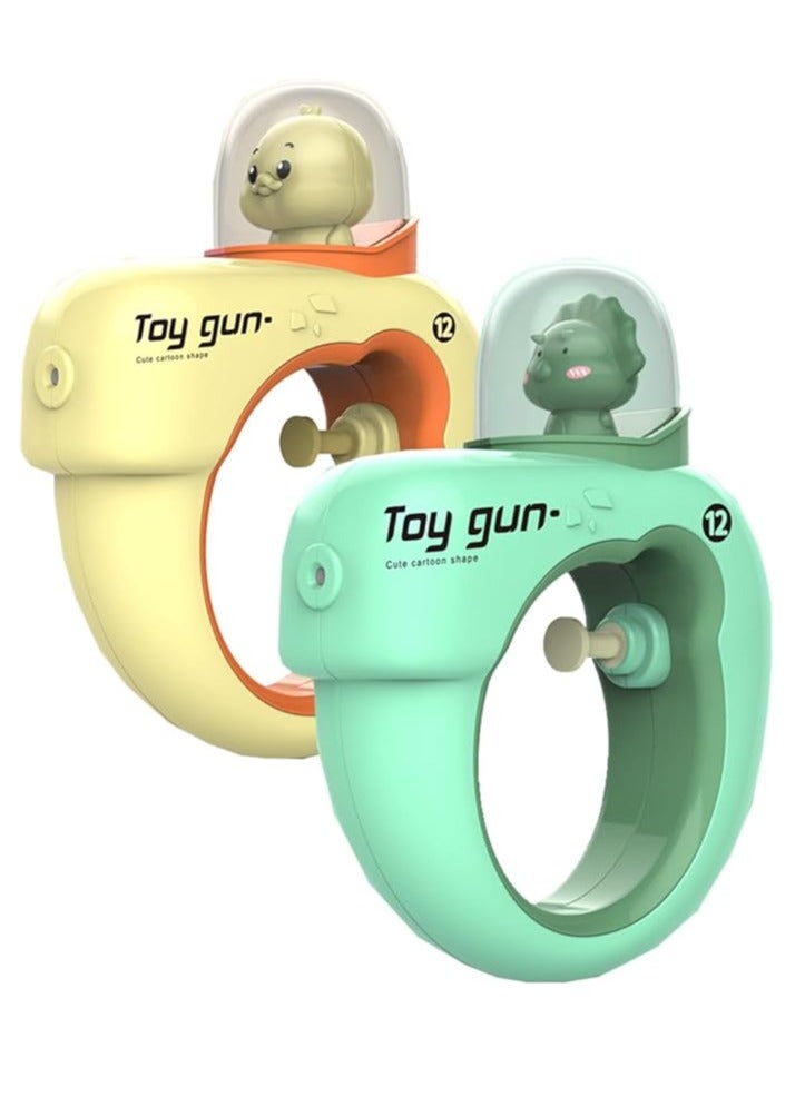 OUYoo 2 Pack Water  Set ，Durable Kids and Adult Squirt Toys, Perfect Summertime Fun with Friends and Family, Ideal for Pool, Beach, and Water Park Playtime (Yellow and green) - Image 1