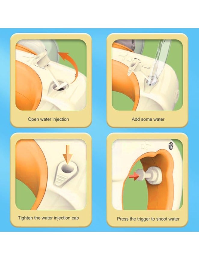 OUYoo 2 Pack Water  Set ，Durable Kids and Adult Squirt Toys, Perfect Summertime Fun with Friends and Family, Ideal for Pool, Beach, and Water Park Playtime (Yellow and green) - Image 4