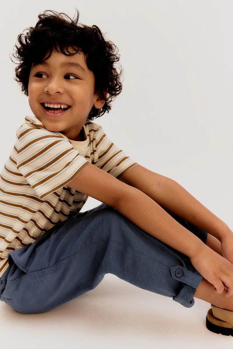 H&M Cotton roll-up chinos