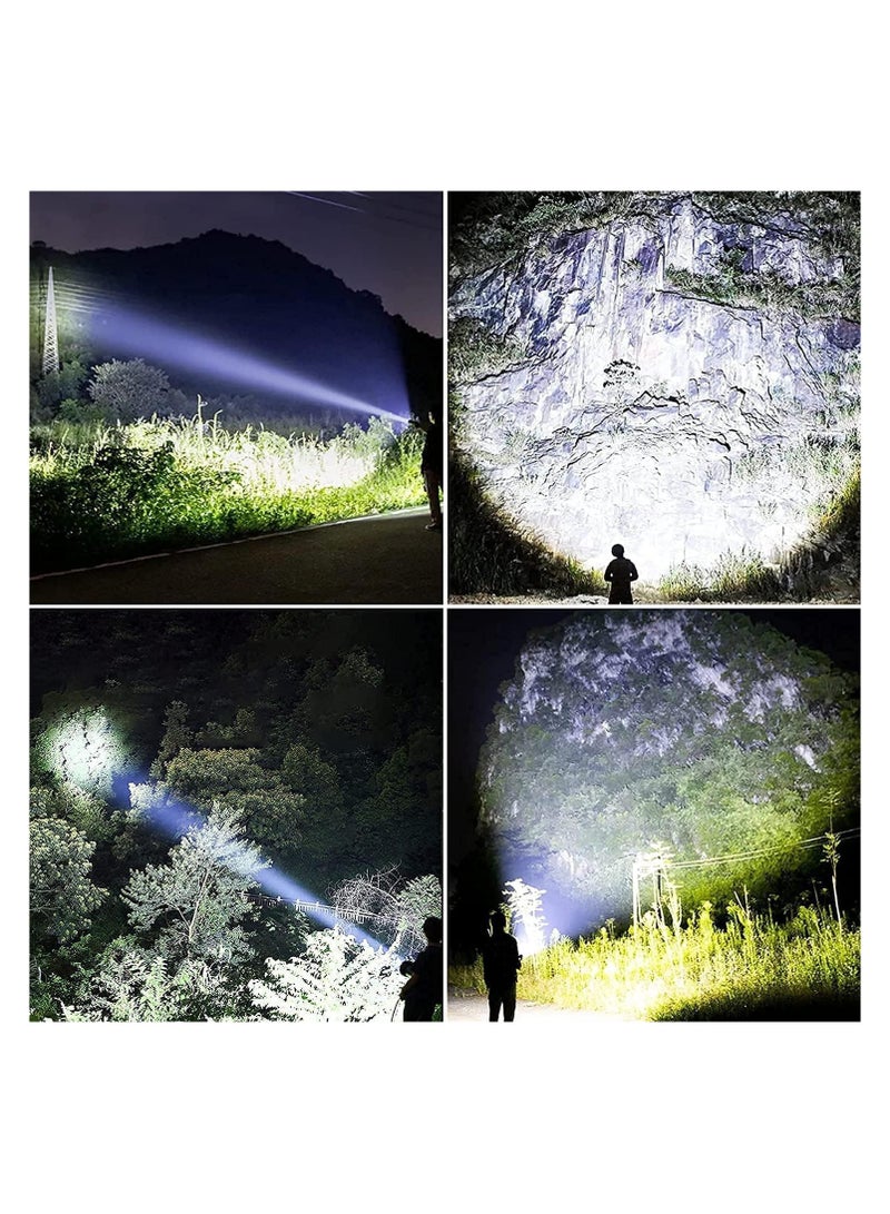 Super Bright Rechargeable LED Flashlight XHP70.2, Parallel Battery, Zoomable and IPX5 Waterproof - Image 4