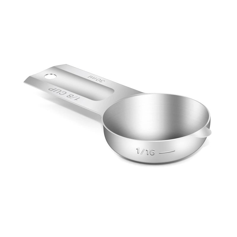 كوب قياس واحد 18 كوب 30 مل 1 أونصة من الفولاذ المقاوم للصدأ