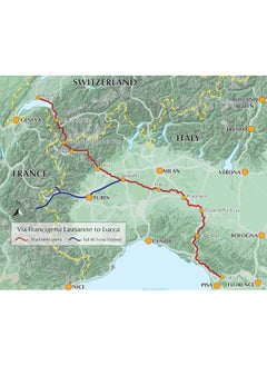 Cicerone Press Walking the Via Francigena Pilgrim Route - Part 2: Lausanne and the Great St Bernard Pass to Lucca