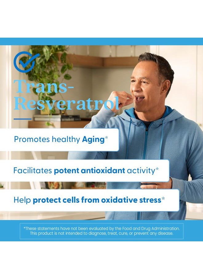 Doctor's BEST Doctor's Best Trans- Resveratrol 600, 98% Pure Trans-Resveratro, Non-GMO, Gluten Free, Soy Free, Vegan 60 Veggie Caps  - Image 4