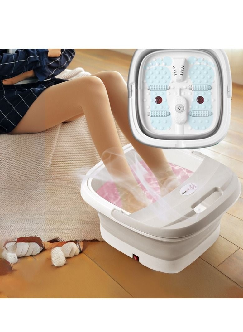 والالا حمام القدم الكهربائية حوض الاستحمام سبا تدليك القدم حوض القدم المحمولة طوي حمام القدم حوض الاستحمام ترموستاتي الرعاية القدم - Image 1