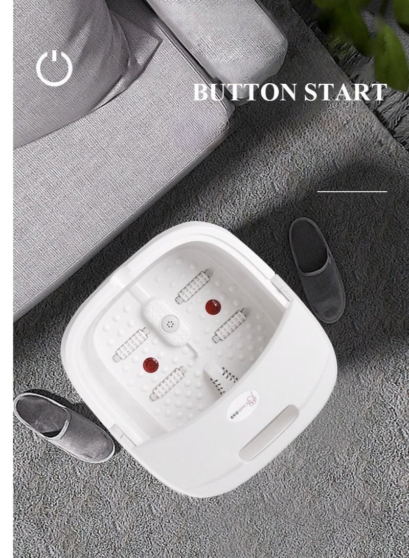 والالا حمام القدم الكهربائية حوض الاستحمام سبا تدليك القدم حوض القدم المحمولة طوي حمام القدم حوض الاستحمام ترموستاتي الرعاية القدم - Image 5