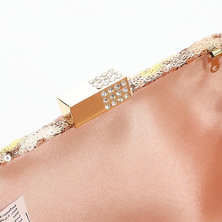 Mr.joe Mr Joe Pink Floral Sequin Evening Clutch Bag -4158 - Image 4