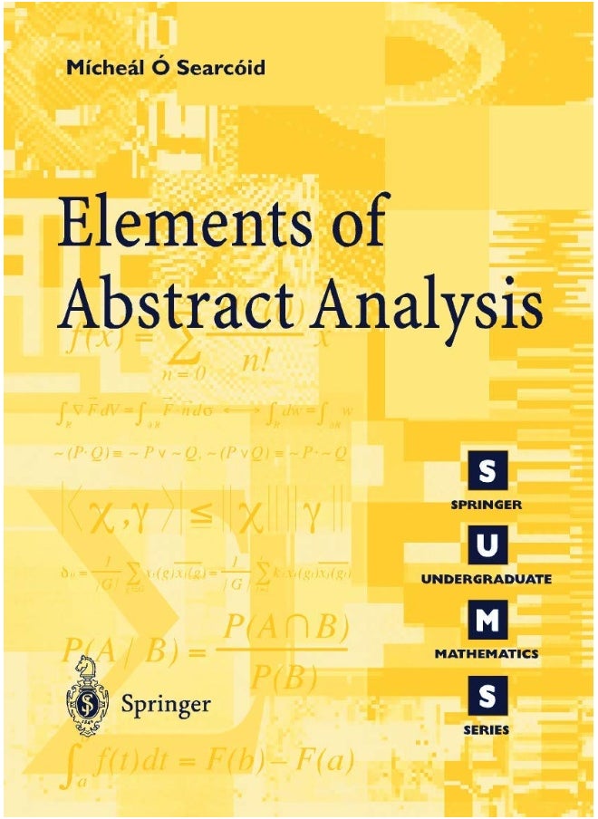 Elements of Abstract Analysis 
