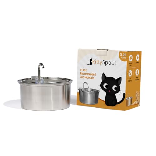 KittySpout Cat Water Fountain Filters for 108oz/3.2L… (4 Month Supply: 8 Filters & 8 Sponges) - Image 2