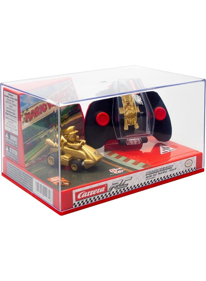 Carrera Mario Kart Mini RC Mario Gold Car (Gold) - Image 1