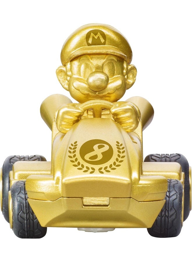 Carrera Mario Kart Mini RC Mario Gold Car (Gold) - Image 3