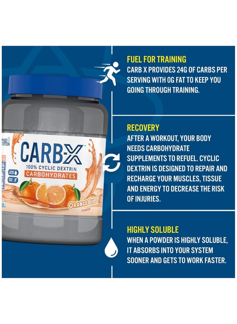 Applied Nutrition Carb X Orange Burst 1.2 Kg 48 Servings - Image 2