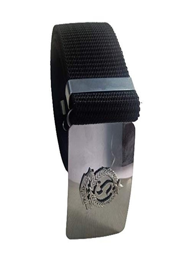 REGALIA Heavy Duty Black Nylon Security Guard Belt with 'S' Buckle, EACH - Image 1