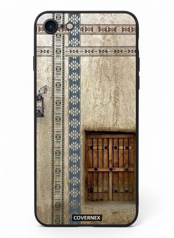 Covernex Apple iPhone SE 2020/2022 Protective Case Cover Printed Featuring Traditional Mud Architecture - Image 2
