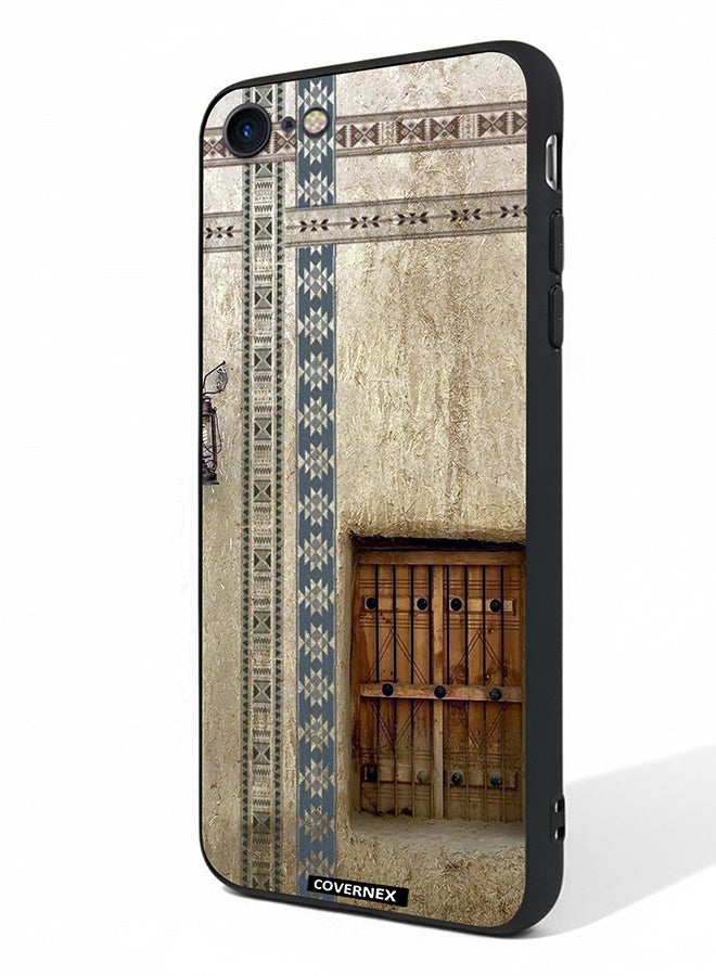 Covernex Apple iPhone SE 2020/2022 Protective Case Cover Printed Featuring Traditional Mud Architecture - Image 1