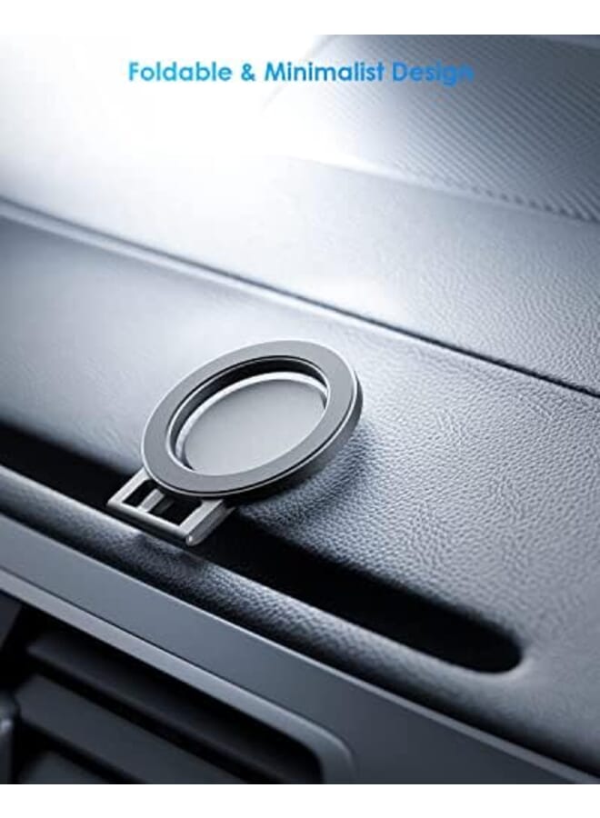 KASTWAVE Car Phone Mount For Magsafe Magnetic Dashboard Phone Holder For Car All Metal Design Fit For Magsafe Iphone 14 13 12 Pro Max Mini Plus Magsafe Case Grey - Image 3