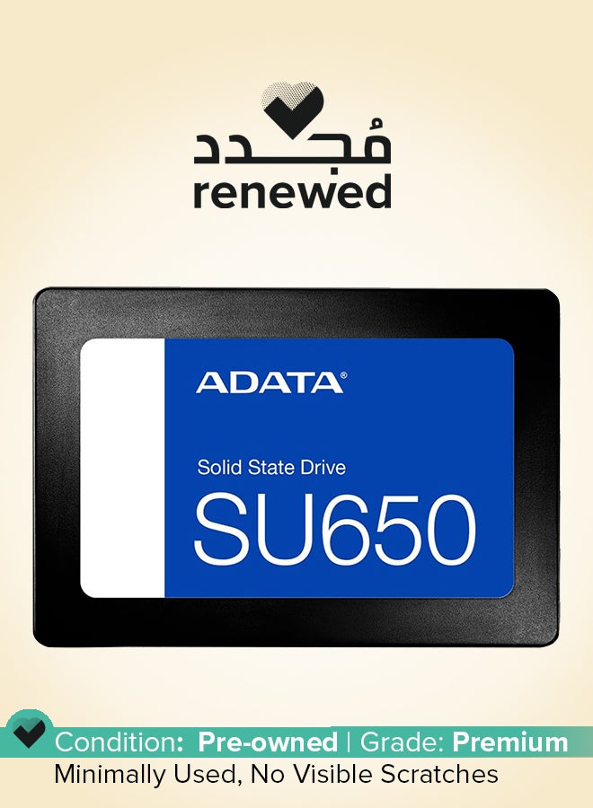 ADATA Renewed - ADATA SU650 256GB 2.5-Inch SATA III Solid State Drive - Image 1