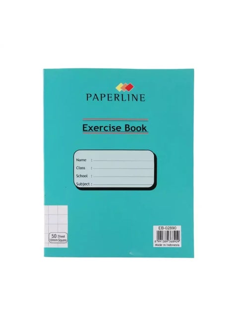 Paperline Square Line Exercise Book with 50 Sheets