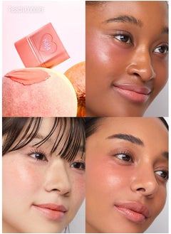 KAJA Dewy Bar Creamy Multistick Blusher & Lip Balm Natural Glow With 45% Moisturizing Oil Apple Extract Vitaminhyaluronic Acid Infused Easy Blend 03 Peach Cobbler Mother'S Day Basket10G  - Image 2