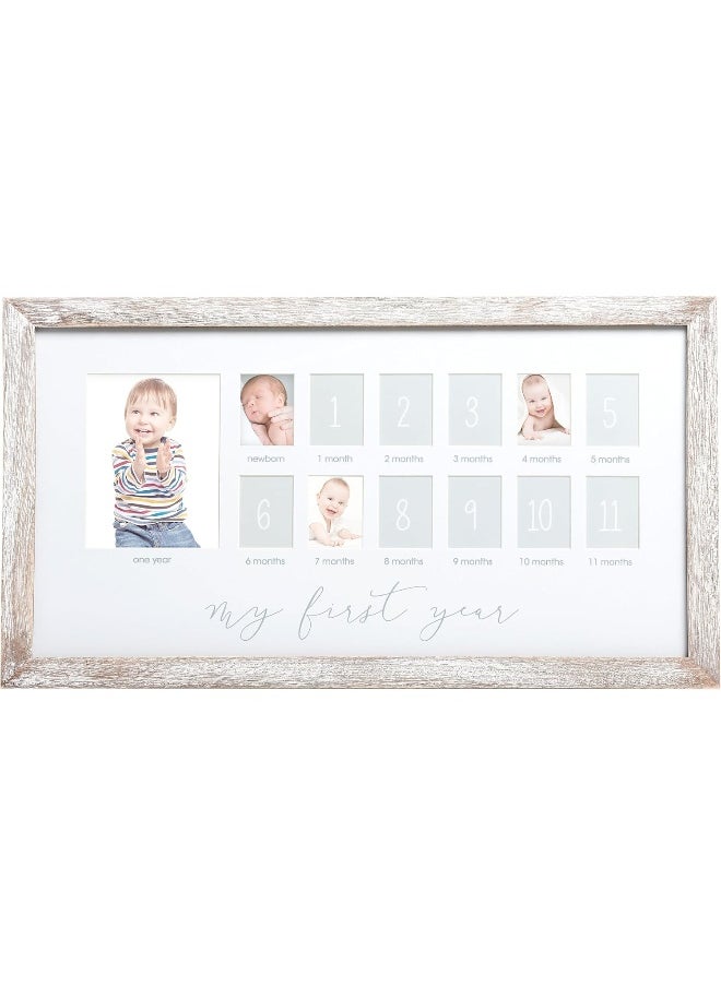 pearhead Pearhead My First Year Photo Moments Baby Keepsake Picture Frame  - Image 1