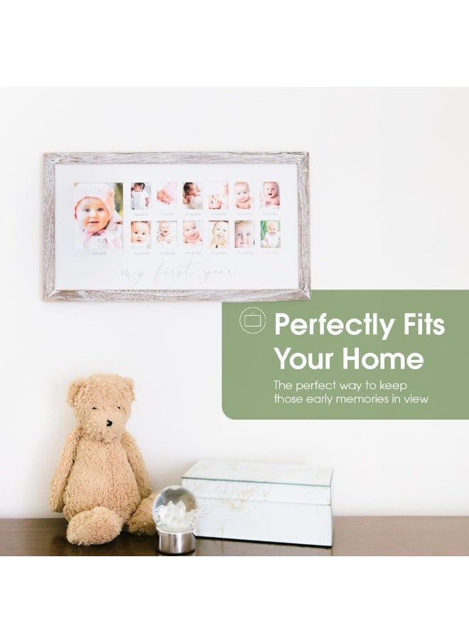 pearhead Pearhead My First Year Photo Moments Baby Keepsake Picture Frame  - Image 2