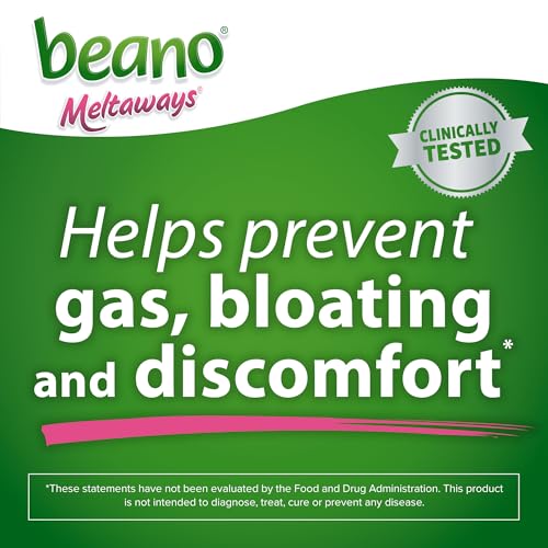 Beano Meltaways, Gas Prevention & Digestive Enzyme Supplement, Strawberry Flavor, 15 Count - Image 4