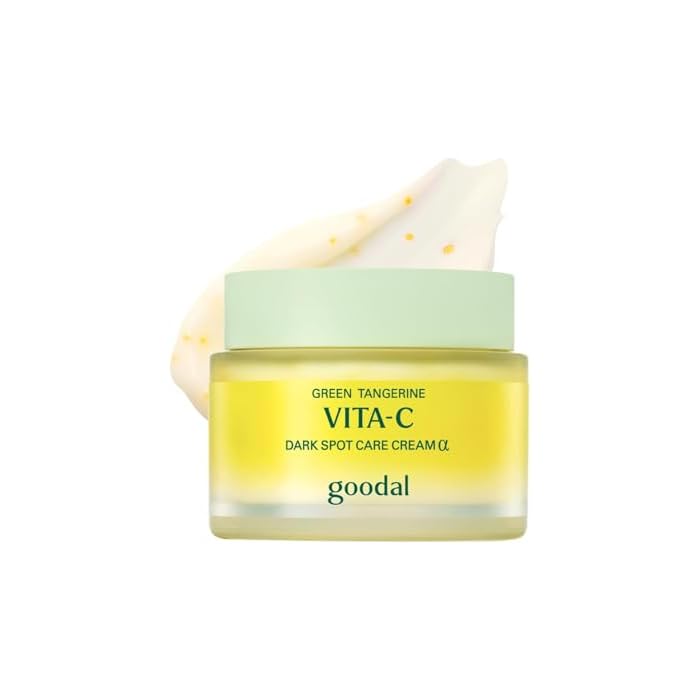 GOODAL Green Tangerine Vitamin C Cream [Advanced Ver.] – Vitamin C Cream with 5% Niacinamide | Fades Dark Spots, Boosts Radiance & Hydrates | Korean Skincare 1.69oz / 50ml