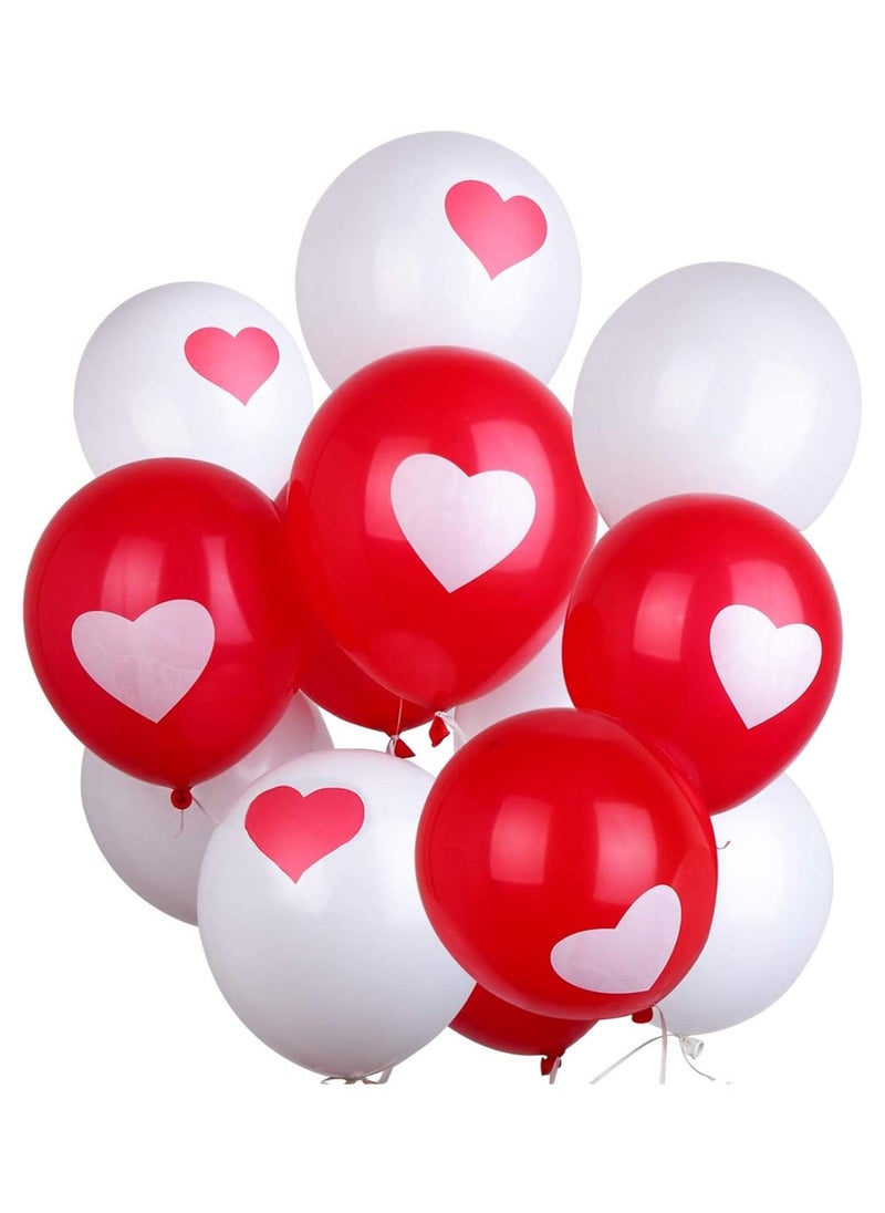 Red and White Printed Heart Balloons Kit Pack of 30 For Valentines Day Decorations - pzsku/Z0E48CD1D5E1600452657Z/45/_/1704698127/d80e74b0-b299-42db-bab0-34fb782fd9e4