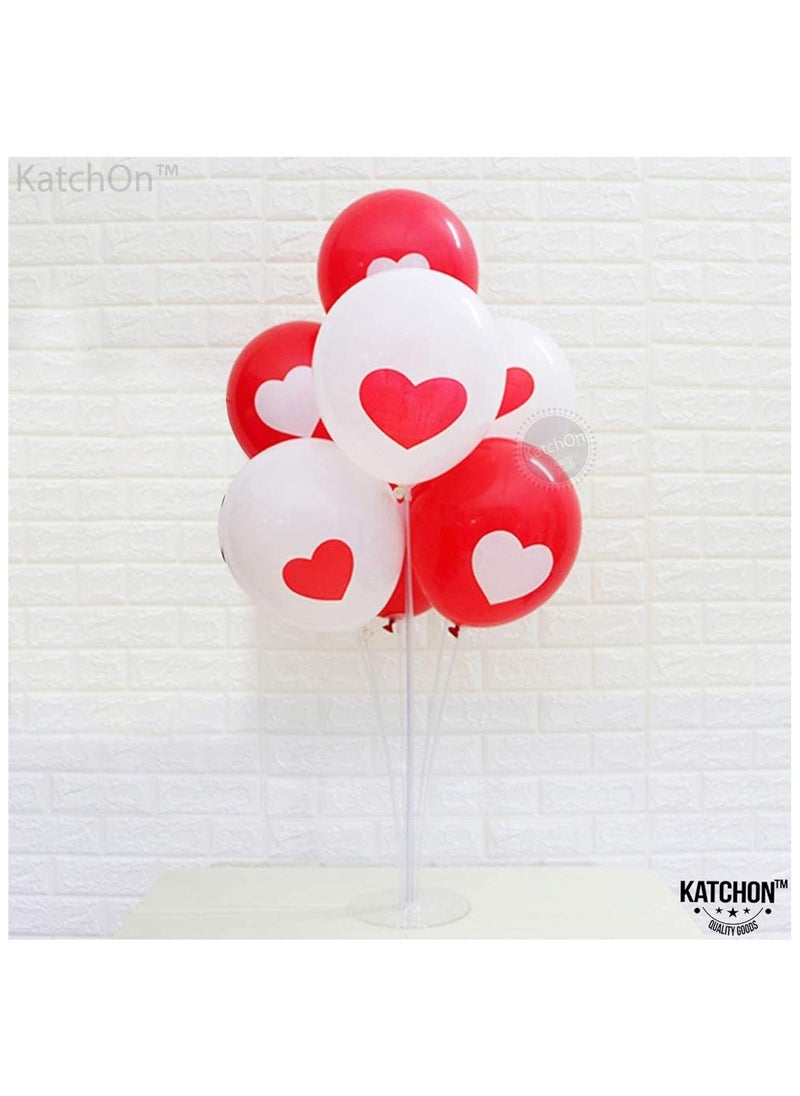 Red and White Printed Heart Balloons Kit Pack of 30 For Valentines Day Decorations - pzsku/Z0E48CD1D5E1600452657Z/45/_/1704698370/533c9860-9747-40f0-9ce6-633c83a7513d