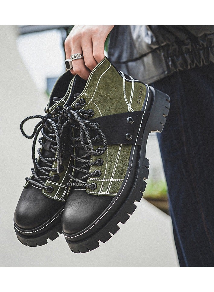 Warrior New Fashion Thick Sole Short Boots  - Image 3