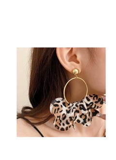 ELLA Leopard Print Hoop Earrings  - Image 2