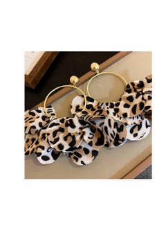ELLA Leopard Print Hoop Earrings  - Image 3