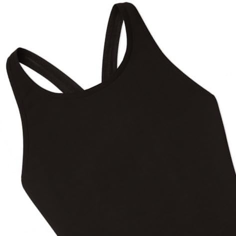 Dolfin Swimwear Athletic One Piece Swimsuit - Racerback Straps and Keyhole Back for Training, Sports, and Fitness(38, Black) - Image 4