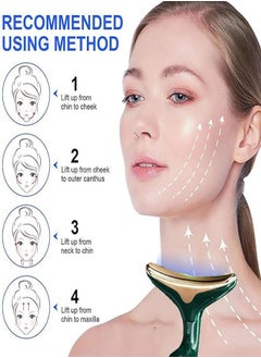 KDK 3 in 1 Anti Wrinkles Face Neck Eyes Massager Vibration Facial Massager for Skin Care Face Sculpting Tool Multifunctional Neck Face Massager Beauty Device Neck Tightening Device Face Lift Tool  - Image 4