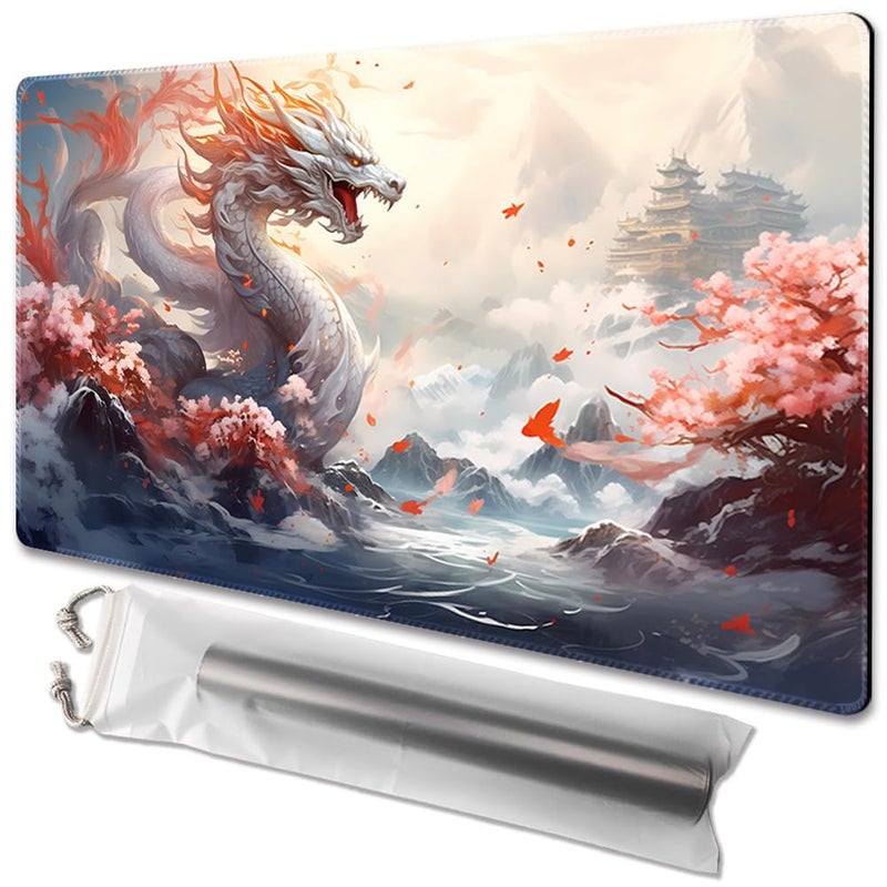 TCGMAT MTG Playmat Size 24x14in Free Storage Bags NonSlip Backing Printing Ideal for Card Game Enthusiasts TCG Playmat GuardianNo with Zone - Image 3