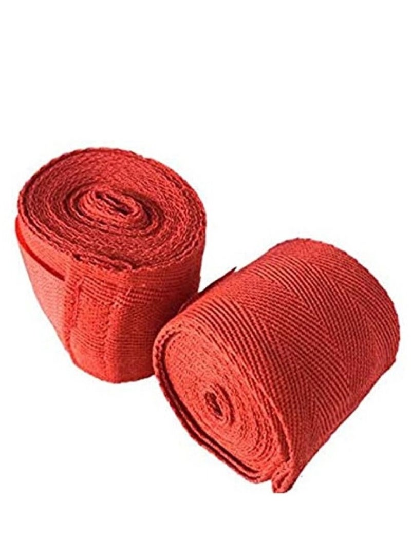 A Pair of Boxing Hand Wraps, Elastic Fitness Boxing Gloves, Sports Wrist Protector Pads - Image 1