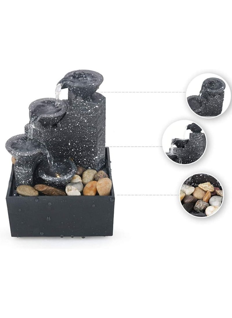 Tabletop Fountain Creative Small Water Fountain Decor Zen Meditation Fountain Tabletop Water Fountain for Office, Desk - pzsku/Z0E4920F597F429FE6F27Z/45/_/1663816795/aed54a84-a61b-4187-82f7-e2a3b6d6d276