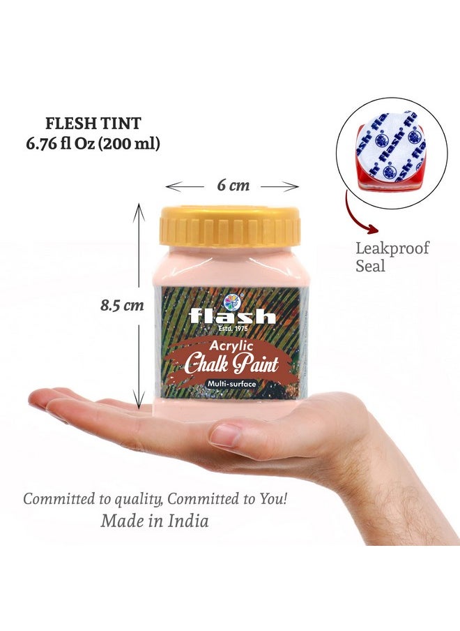 Flash - Flash Artist Acrylic Chalk Paint 200ml (Flesh Tint) - Image 1