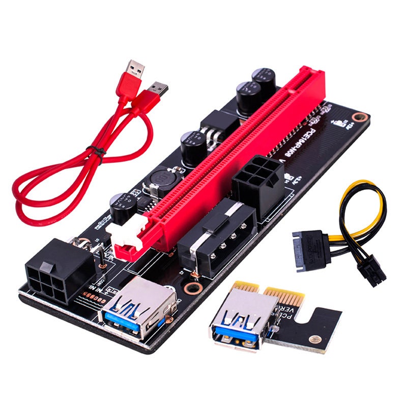 009S USB 3.0 PCI-E Graphics Card Extension Cord Adapter Cable PCIE Extension Cable Adapter Card - Image 1