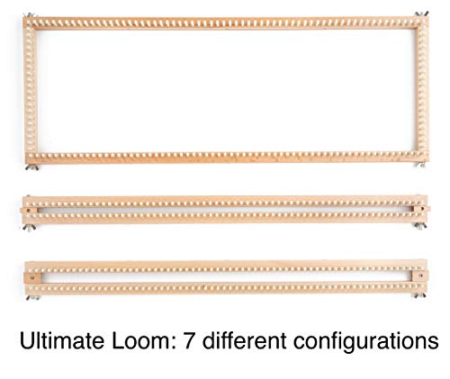 Authentic Knitting Board 28" Knitting Board Loom, Adjustable, 168 pegs, 100% Hardwood - Image 2
