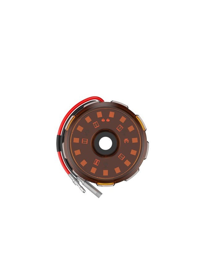 KC HiLiTES Cyclone V2 LED - Single Light - Amber Lens - 5W Flood Beam - Image 1