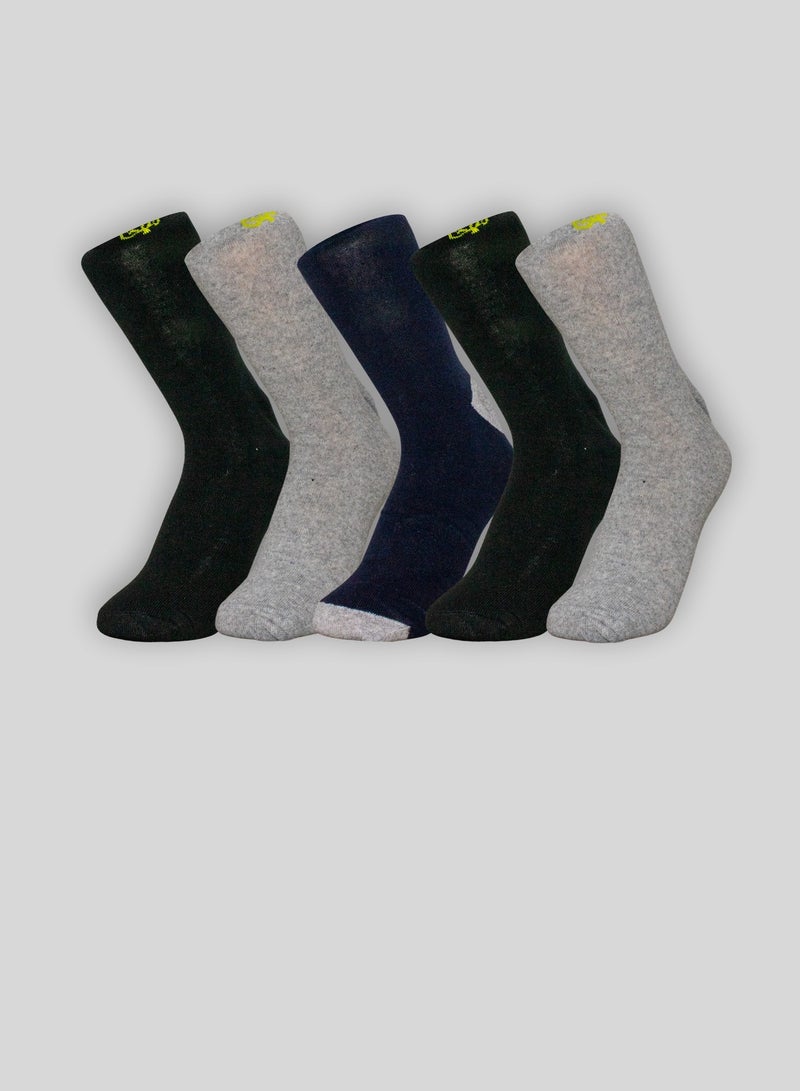 Happy Heals Happy Heals Men's Crew Socks 7 Pairs  - Image 3