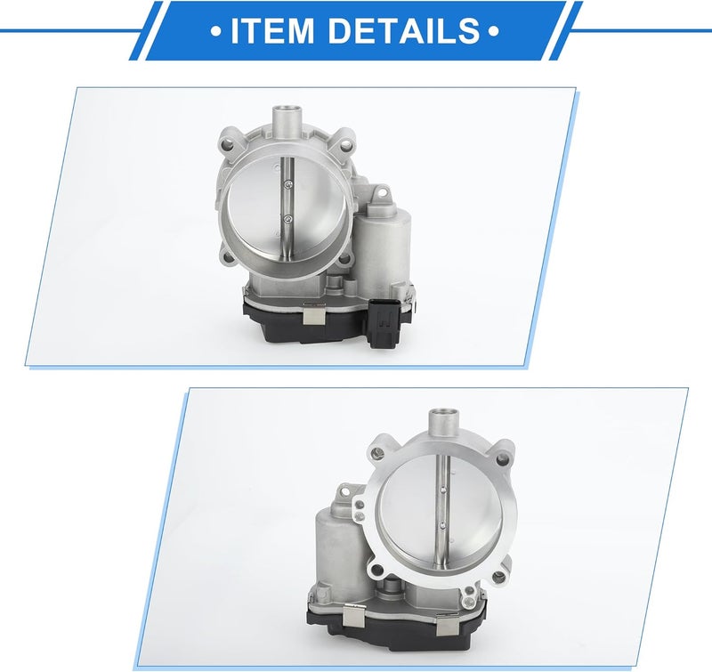 VekAuto مجموعة جسم الخانق VekAuto لسيارات كرايسلر 300 ورام 1500 5.7L (2013-2020) - 82mm سبائك الألمنيوم - Image 5