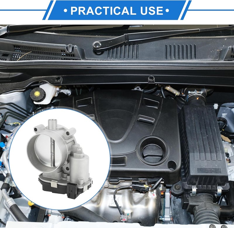 VekAuto مجموعة جسم الخانق VekAuto لسيارات كرايسلر 300 ورام 1500 5.7L (2013-2020) - 82mm سبائك الألمنيوم - Image 2
