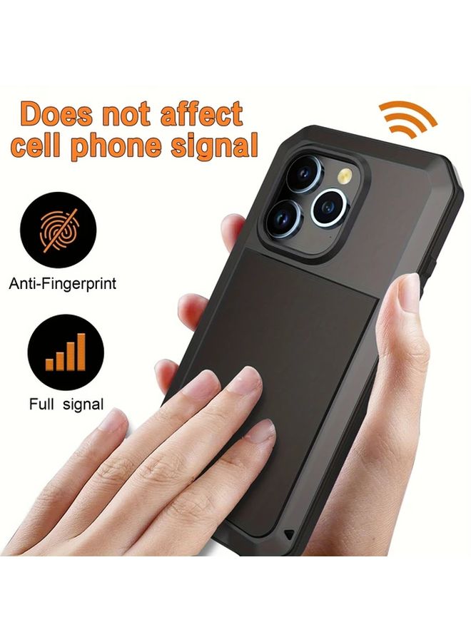 Red iPhone 16e Case with Built In Screen Protector Full Body Protection - Image 5