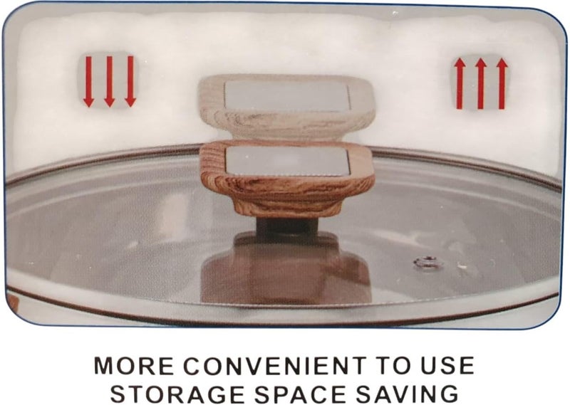 B&D 3-Piece Stainless Steel Cooking Pot Set - Image 5